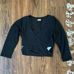 Black Hollister Top Hollister. Size medium. Lace.